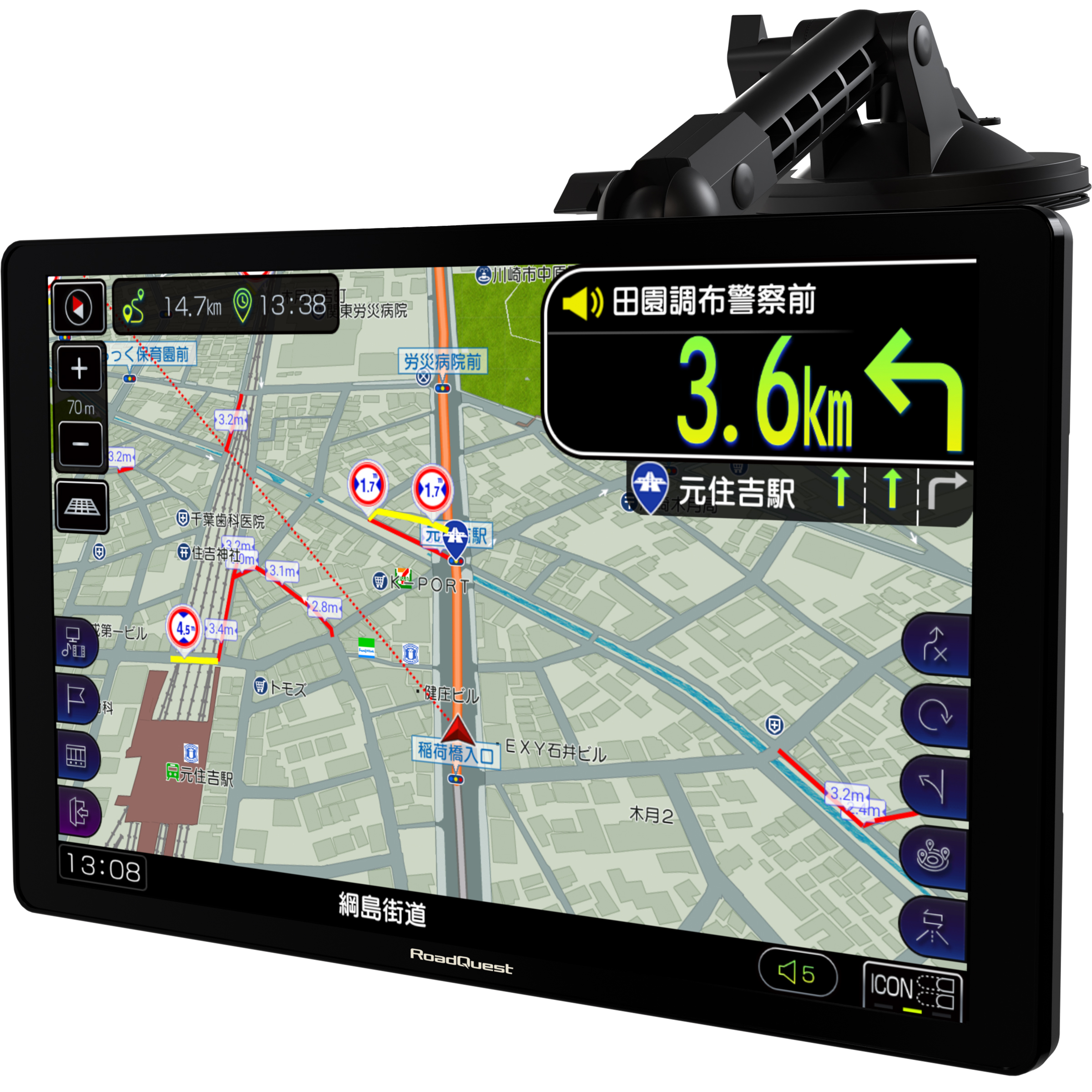 Amazon.co.jp: カーナビ ポータブルナビ フルセグ 地デジ 7